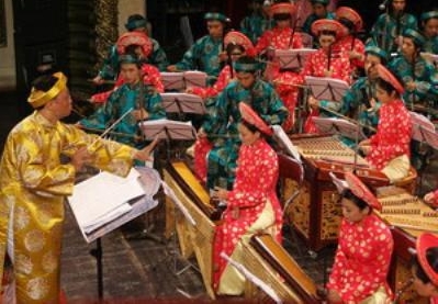 ベトナム民族楽器の演奏による民謡